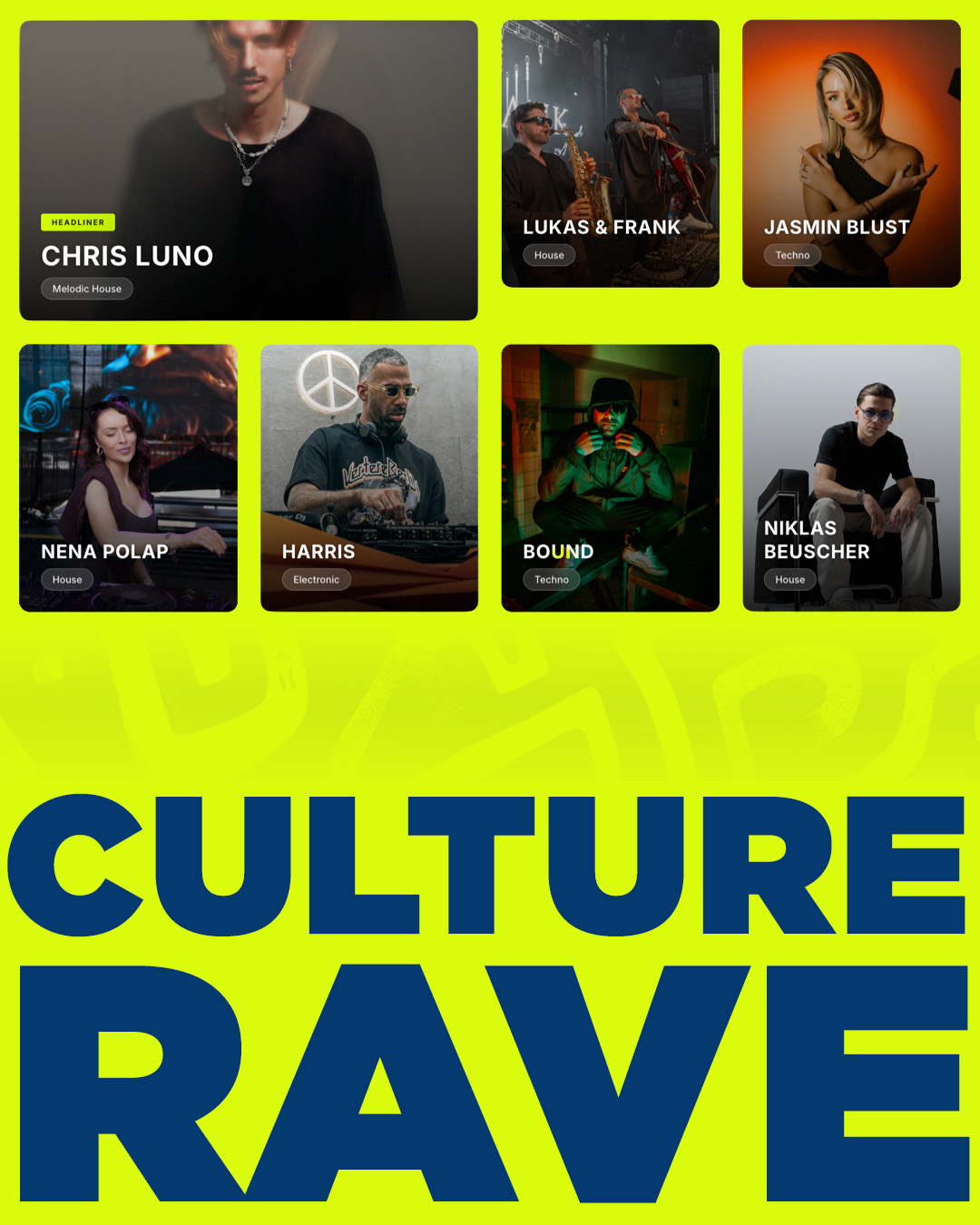 Culture Rave Website Design